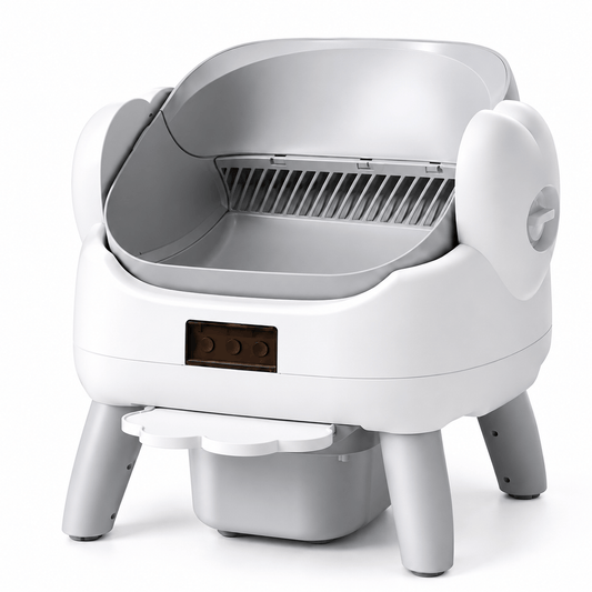 Litière automatique pour chat 72 L Chouquette | Kokouning