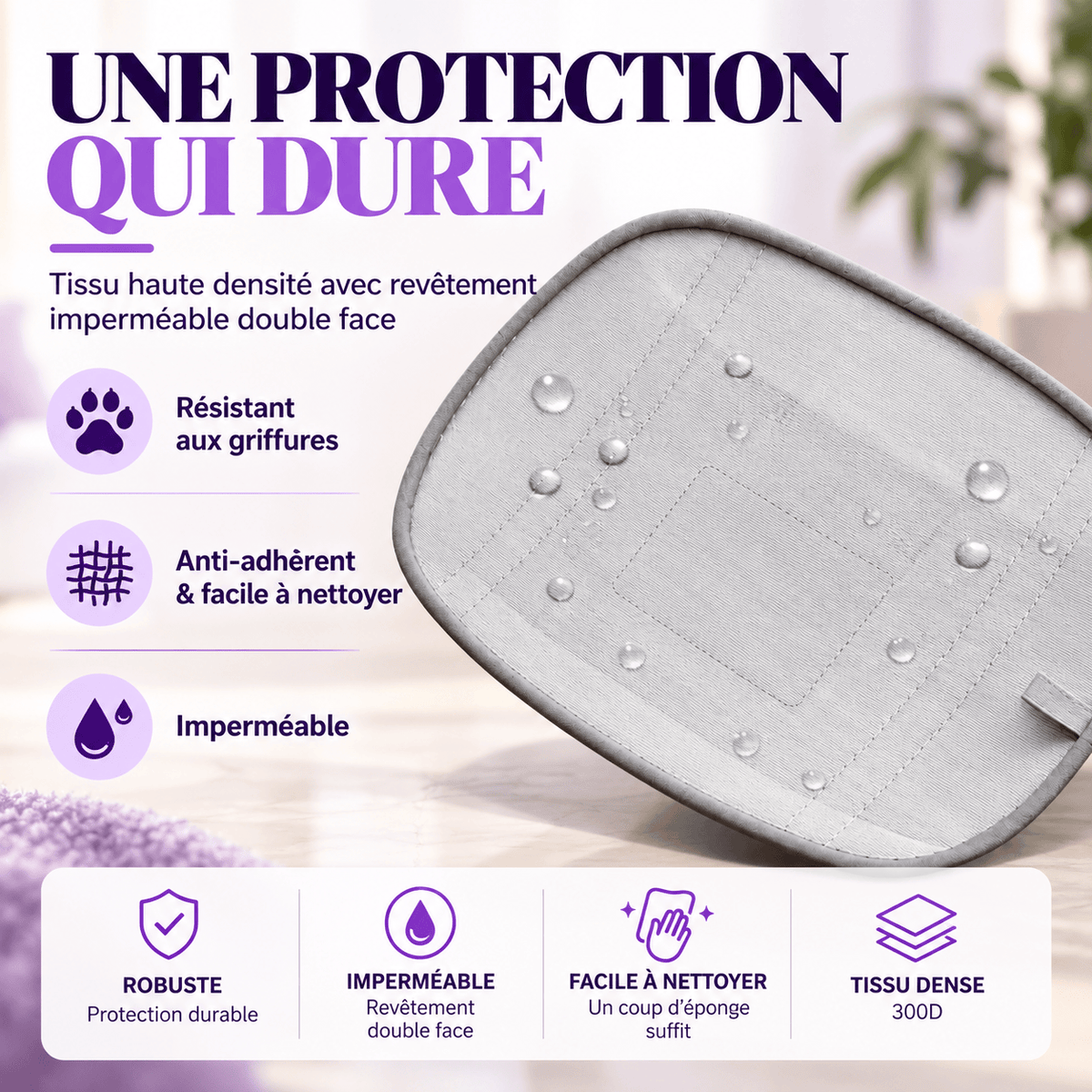 Litière automatique pour chat 72 L Chouquette | Kokouning